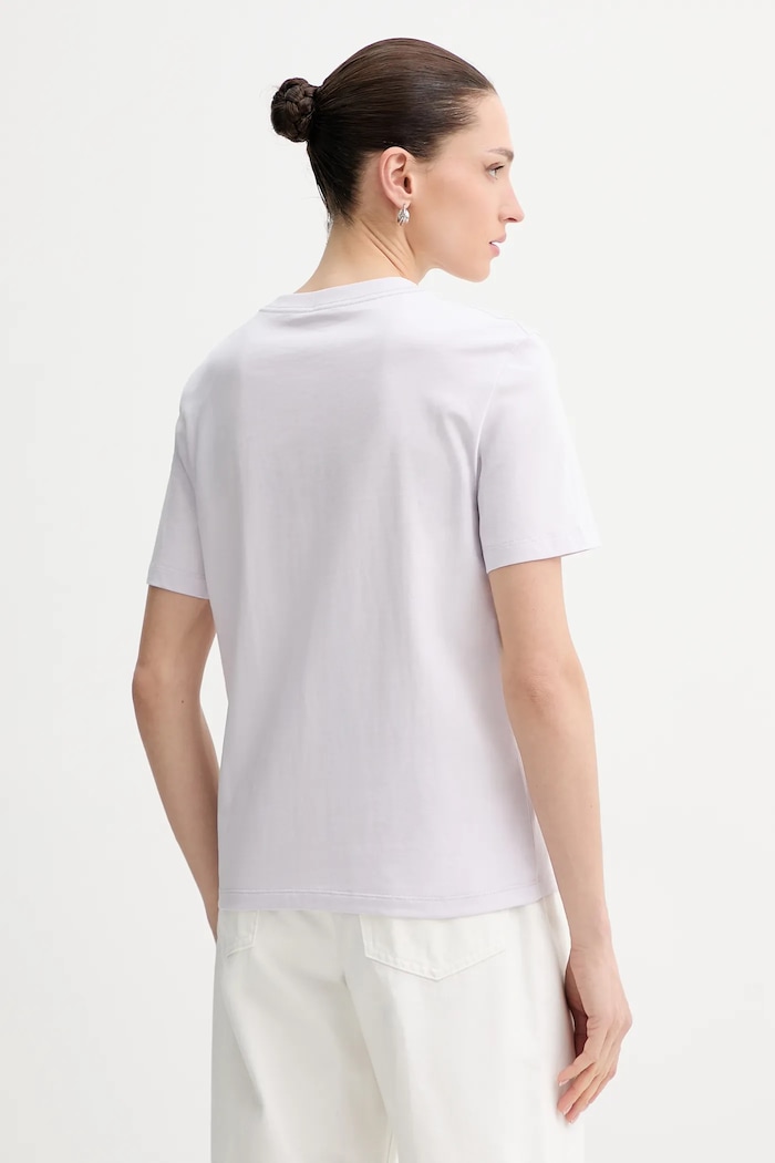 Oblečení Bavlněné tričko Calvin Klein Jeans LV047E809G fialová