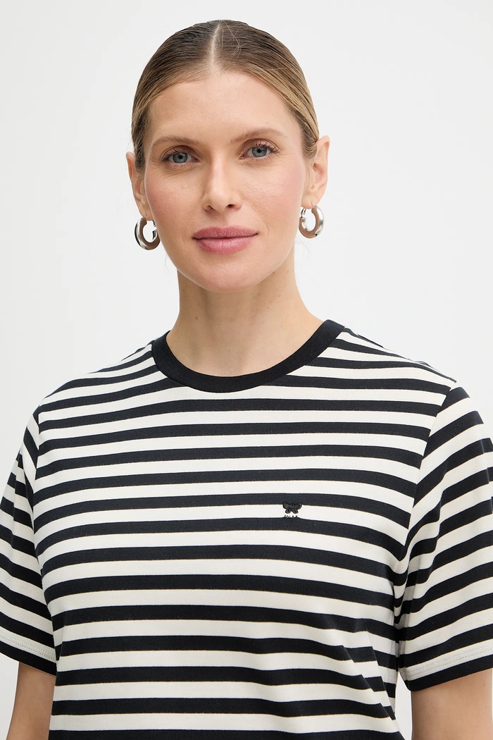 Bavlněné tričko Weekend Max Mara VENACO béžová 2615971031600