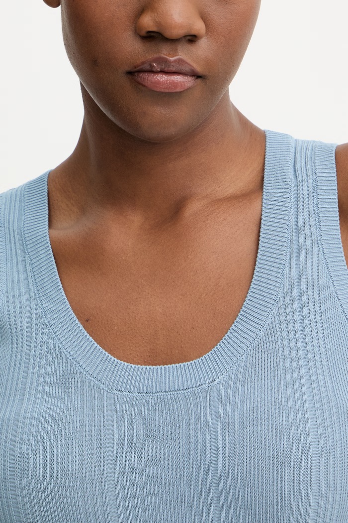 Weekend Max Mara top femei cu vâscoză COSE 2615361012600 albastru