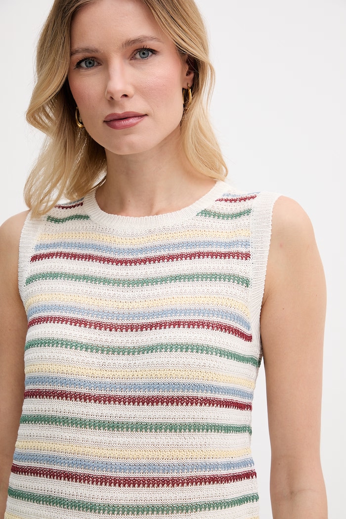 Weekend Max Mara sveter dámsky ľanový PIUMA béžová 2615361142600