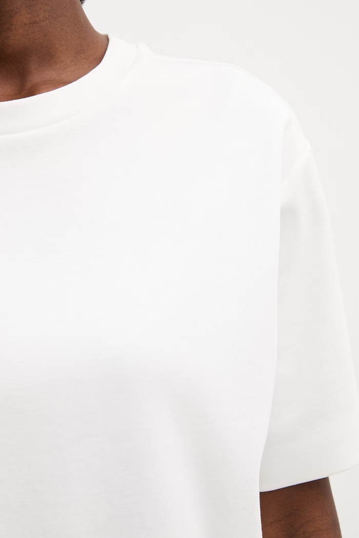 Bavlněné tričko Weekend Max Mara MULTID 2615941022600 bílá