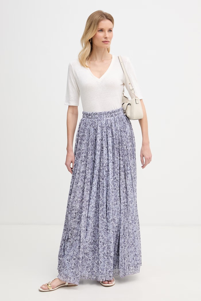 Weekend Max Mara tričko dámské bavlněné OPZIONE 2615941042600 béžová SS26