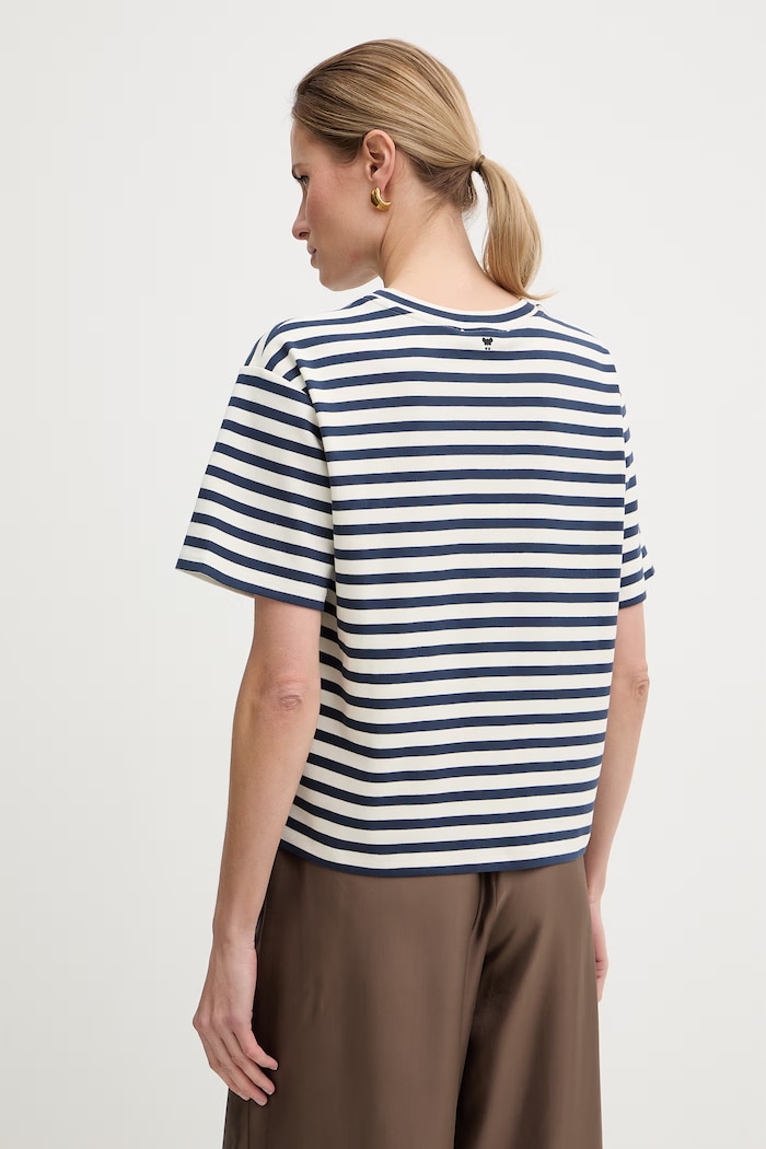Ρούχα Βαμβακερό μπλουζάκι Weekend Max Mara SABATO 2615941112600 σκούρο μπλε