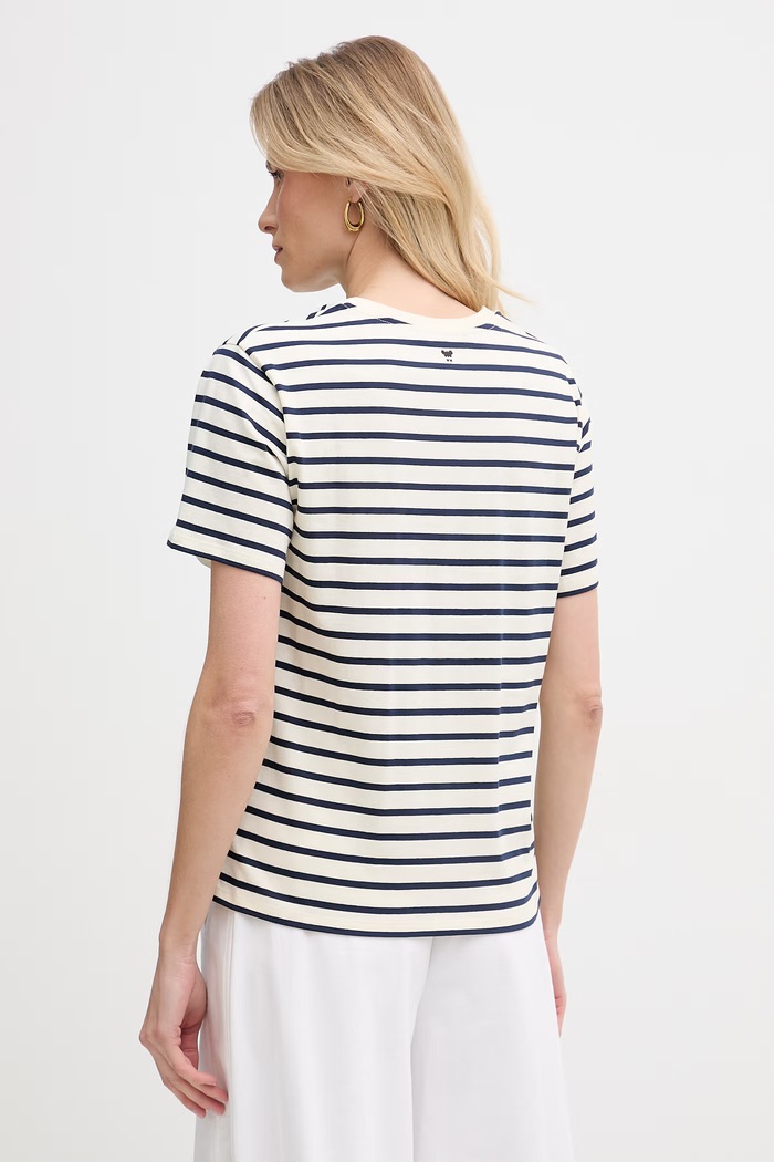 Oblečení Bavlněné tričko Weekend Max Mara BORA 2615971042600 béžová