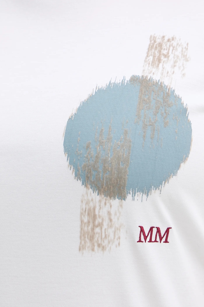 Тениска MM by Max Mara NEGOZI 2616941057600 бял