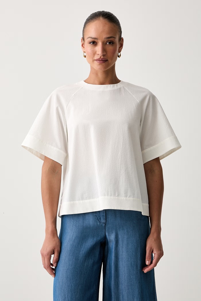 MM by Max Mara bluzka damska bawełniana RIDENTE beżowy 2616191018600