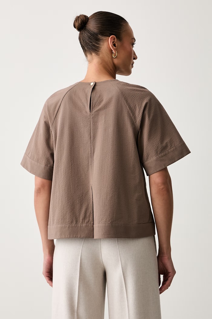Odzież MM by Max Mara bluzka damska bawełniana RIDENTE 2616191018600 brązowy