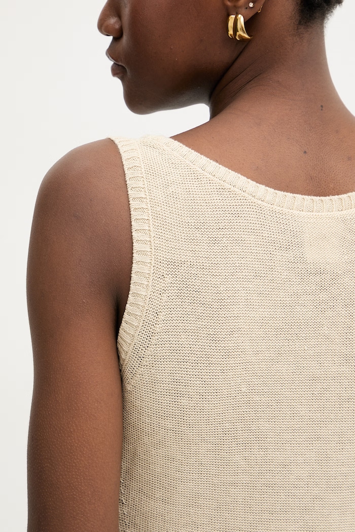 MM by Max Mara top dámsky ľanový BRAVA béžová 2616361038600