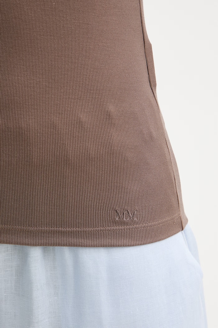 MM by Max Mara top damski SETA 2616941058600 brązowy