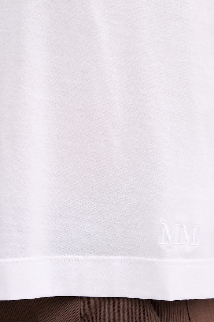 MM by Max Mara tričko dámske bavlnené RADICE 2616941118600 biela