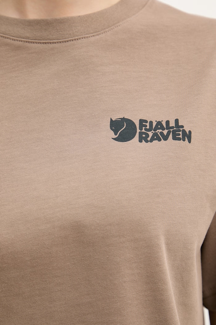Fjallraven tricou sport pentru femei, din bumbac Forest Walk F14600270 maro