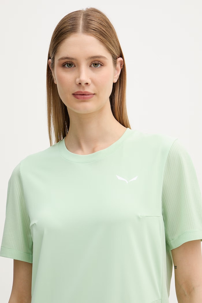 Salewa tricou pentru trekking pentru femei PEDROC verde 00.0000029293