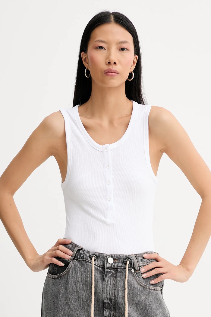 Top MUNTHE BOMA slim biela 247112824769