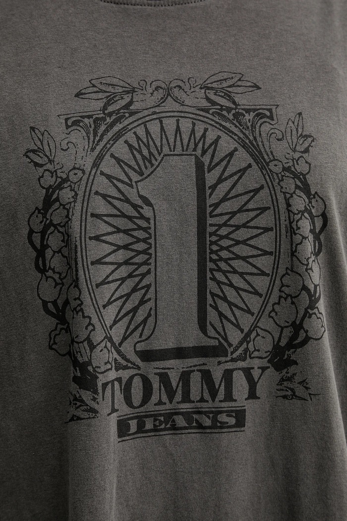 Tommy Jeans tricou din bumbac DW0DW21858 gri
