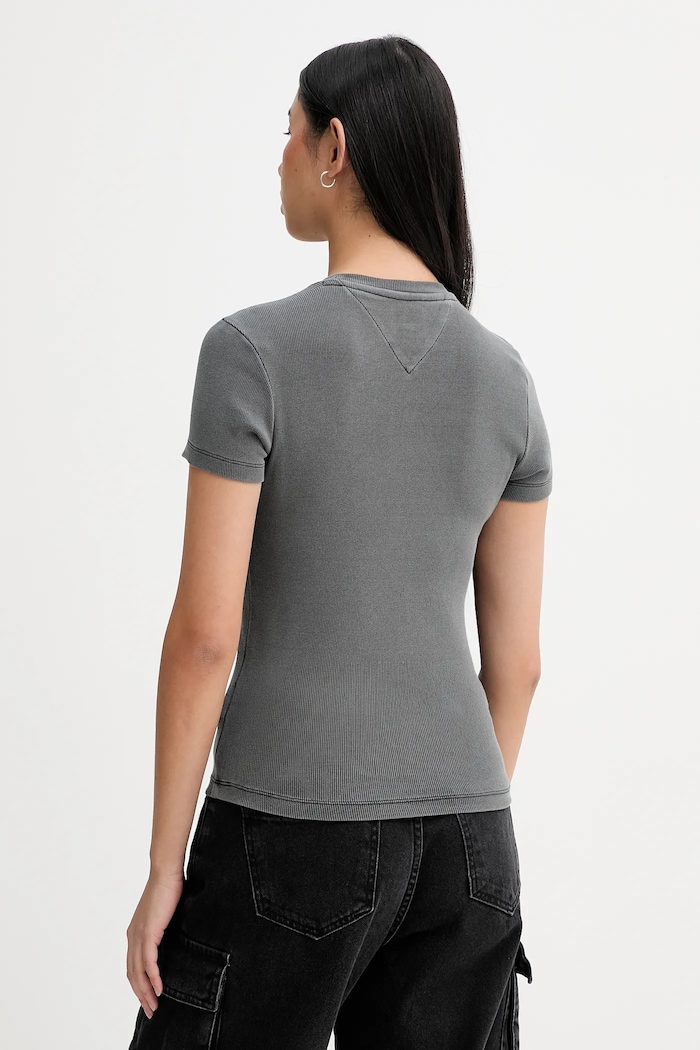 Oblečenie Tričko Tommy Jeans DW0DW22079 sivá