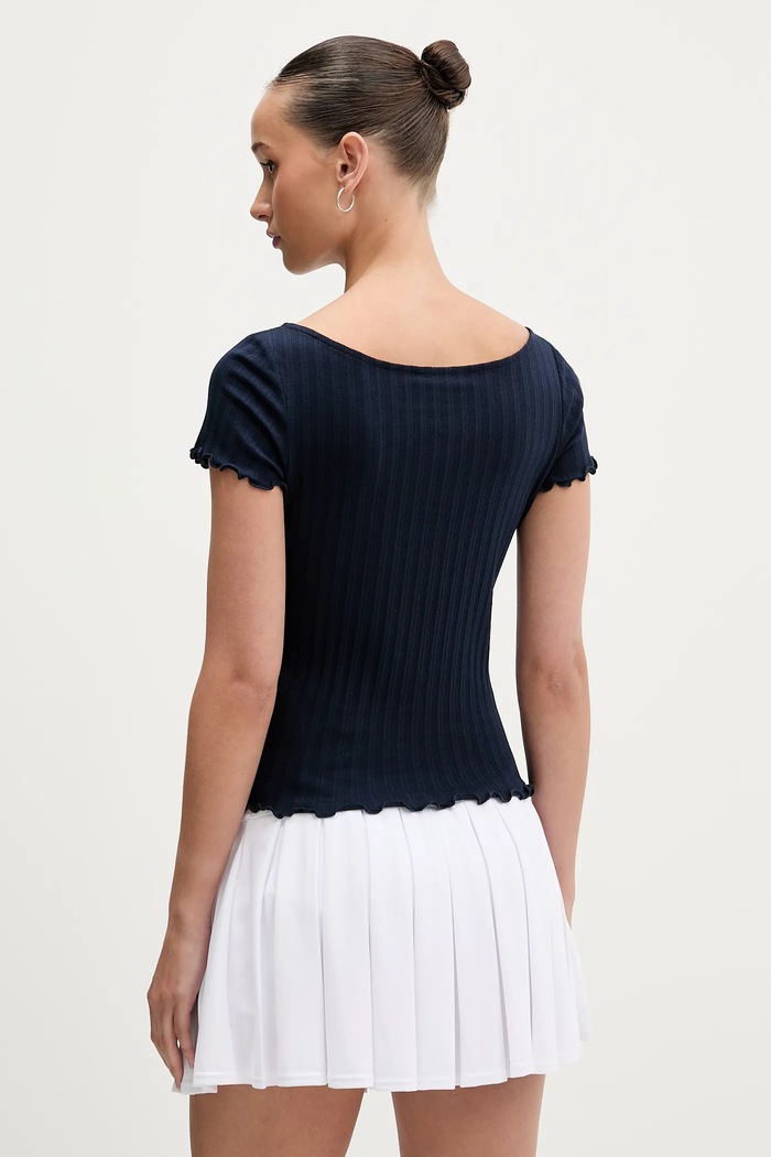 Oblečenie Tričko Tommy Jeans DW0DW22460 tmavomodrá