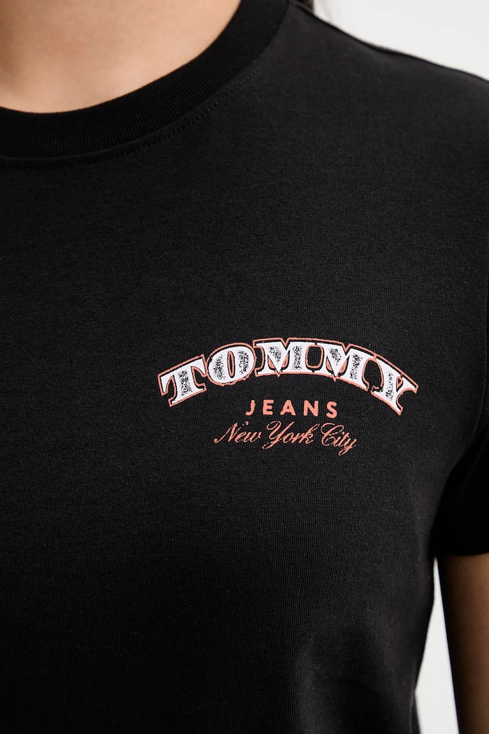 Tommy Jeans tricou din bumbac DW0DW22516 negru