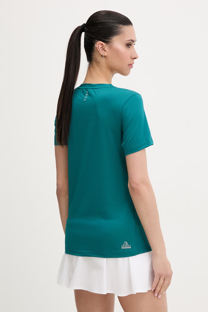 Îmbrăcăminte Viking tricou de trekking pentru femei Tover 500/28/4667 turcoaz