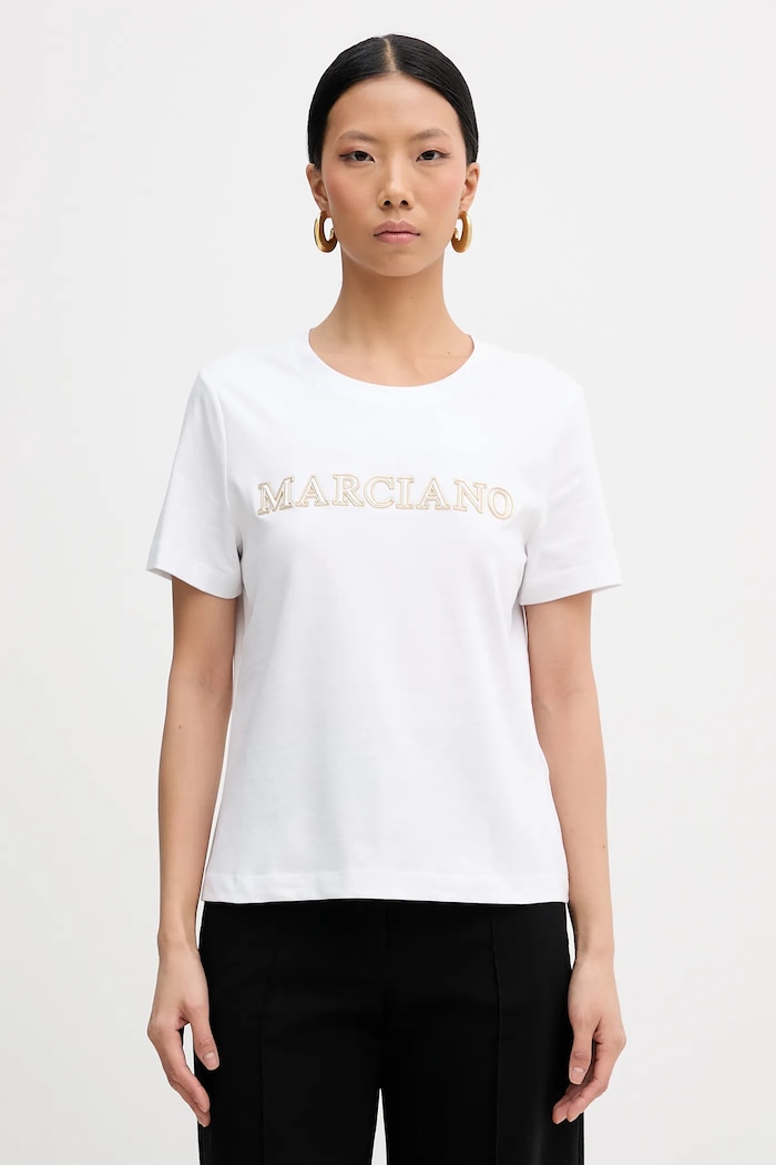 Тениска Marciano by Guess MABEL щампа бял 6RGI04.6008A
