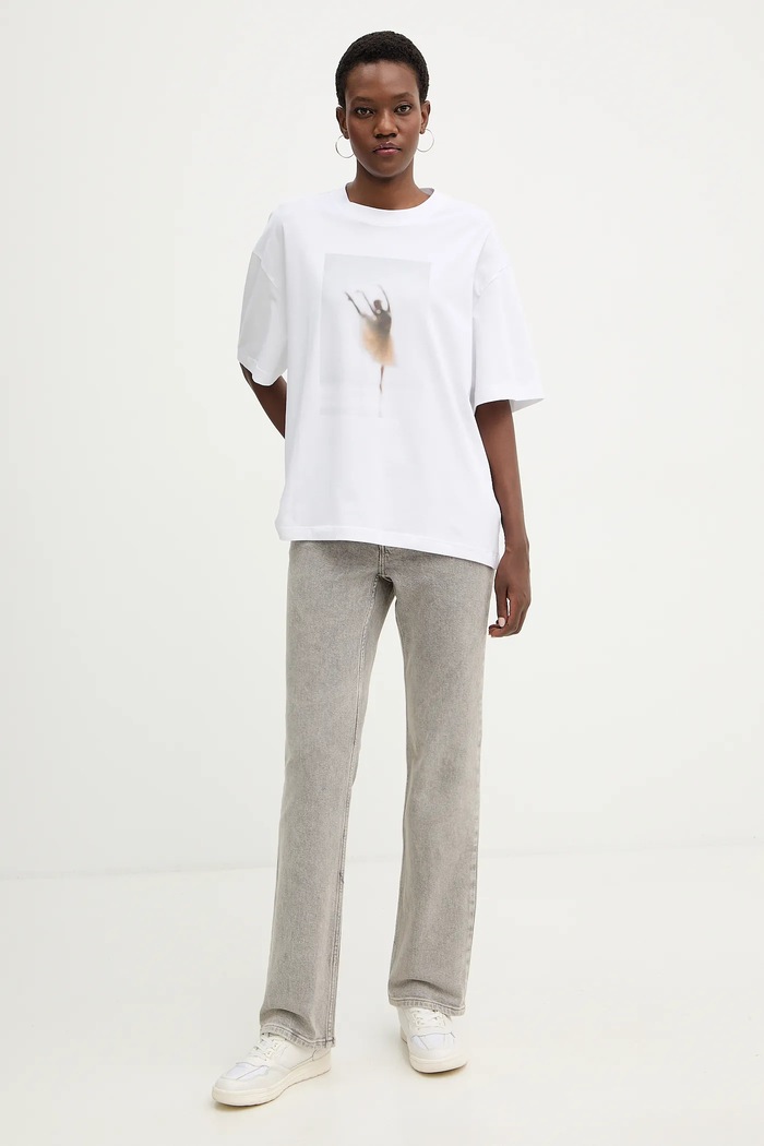Tričko BOSS Orange C Eboys 1 50556978 biela SS26