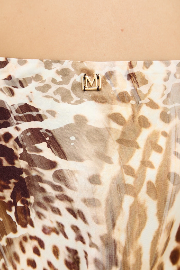 Marciano by Guess bluzka na ramiączkach damska z wiskozy GWENDA G6GH33.W2462 brązowy