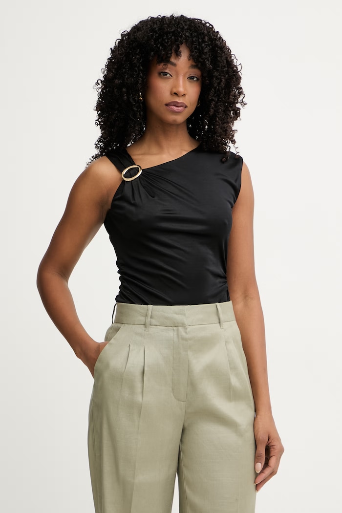 Marciano by Guess top dámsky z viskózy INES čierna G6GP02.K3068