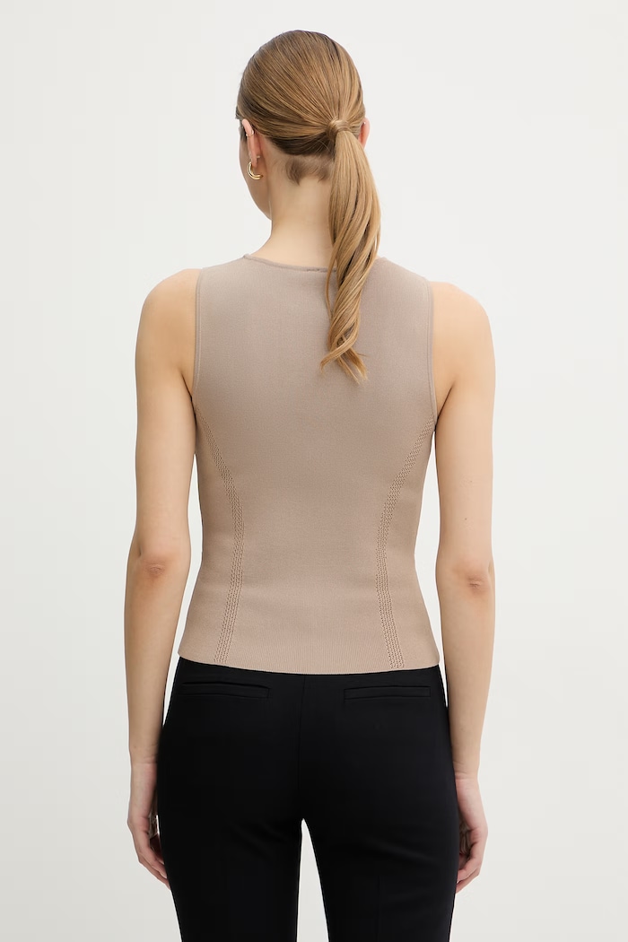 Oblečenie Marciano by Guess dámsky top s viskózou KASHU G6GR23.Z0760 béžová