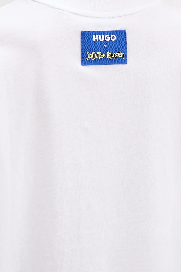 Hugo Blue t-shirt bawełniany HUGO x Jujutsu Kaisen 50557497 biały