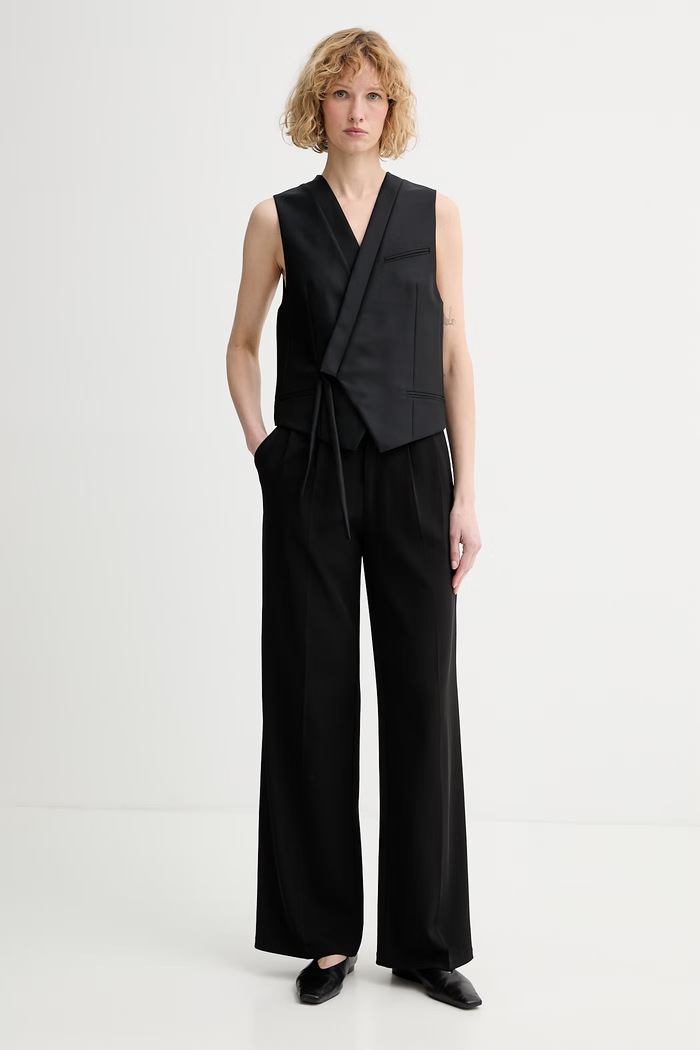 Kenzo evening waistcoat with wool Women's FG52GI0149FA black SS26
