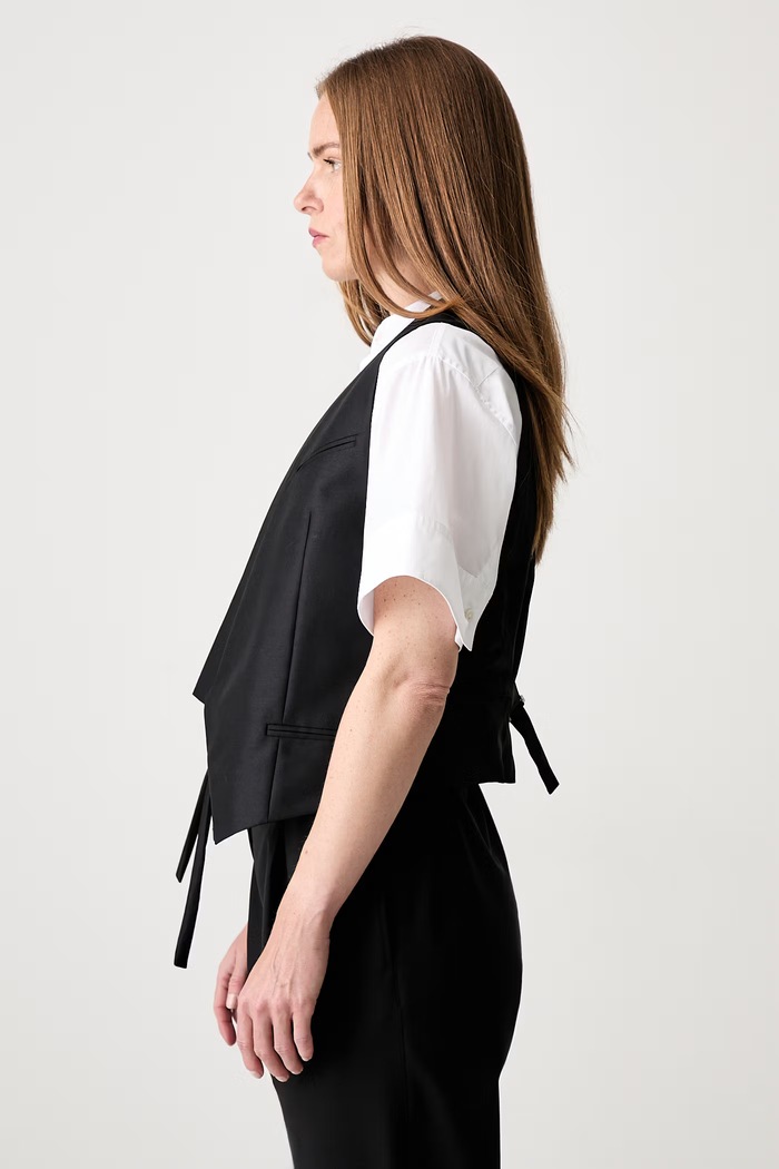 Kenzo вечірній жилет з вовною жіночий FG52GI0149FA чорний SS26