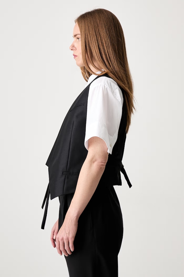 Kenzo вечірній жилет з вовною жіночий FG52GI0149FA чорний SS26