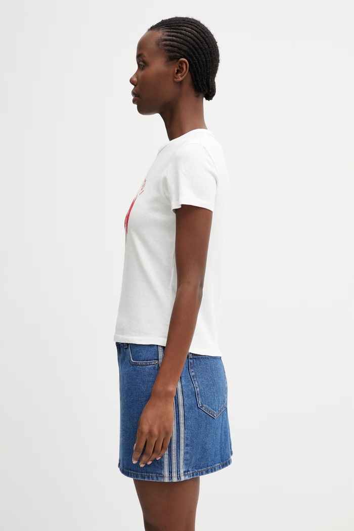 Βαμβακερό μπλουζάκι Kenzo FG52TS2084SK μπεζ SS26