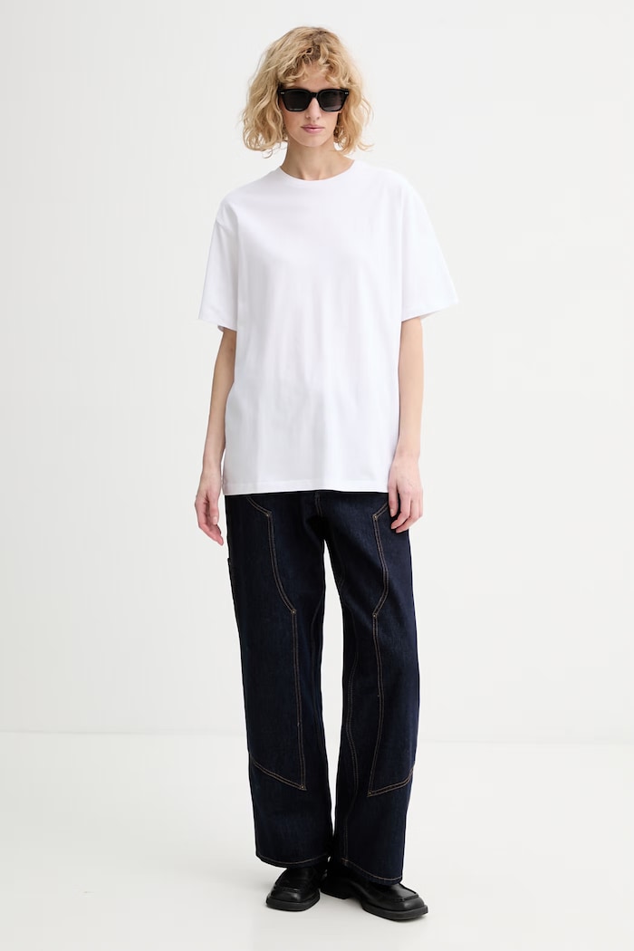 Βαμβακερό μπλουζάκι Kenzo FG52TS3024SG λευκό SS26