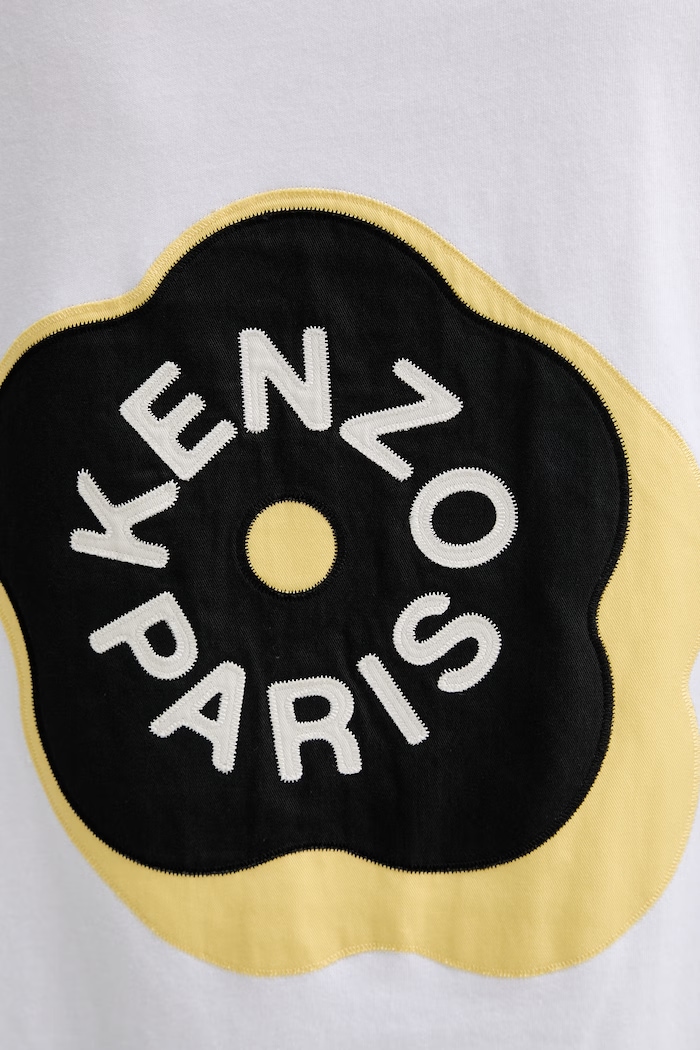Βαμβακερό μπλουζάκι Kenzo FG52TS3024SG λευκό