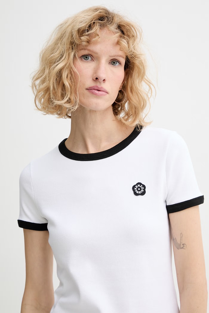 Μπλουζάκι Kenzo λευκό FG52TS2174SJ.