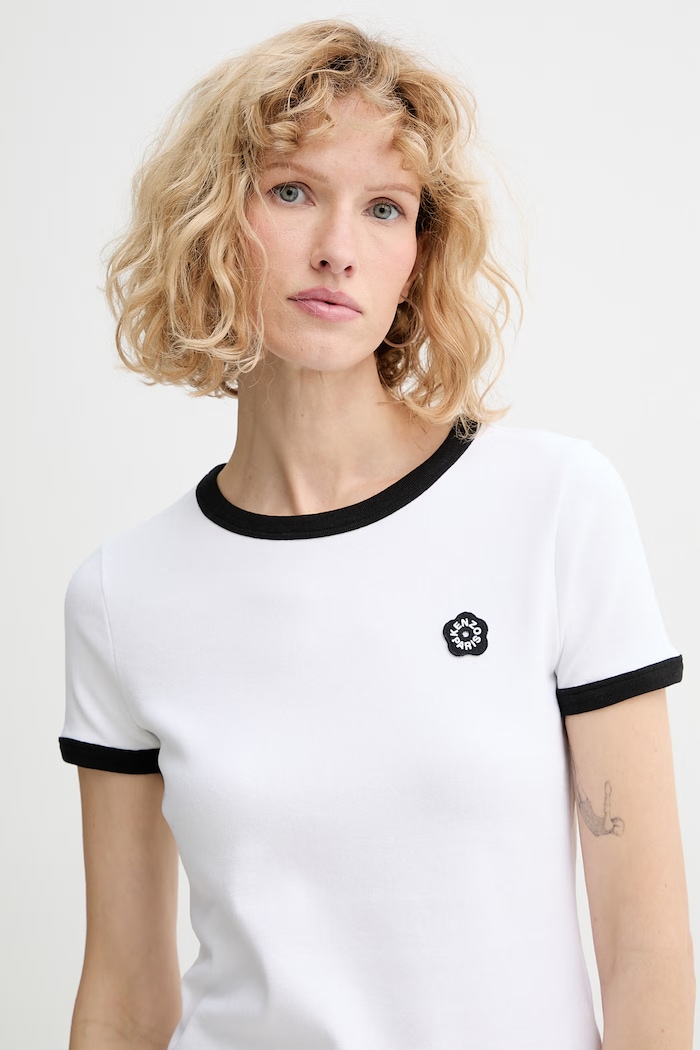 Μπλουζάκι Kenzo λευκό FG52TS2174SJ.