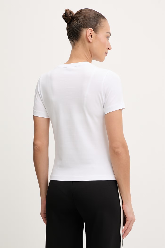Îmbrăcăminte Guess tricou BEATRIZ V6RI02.J1314 alb