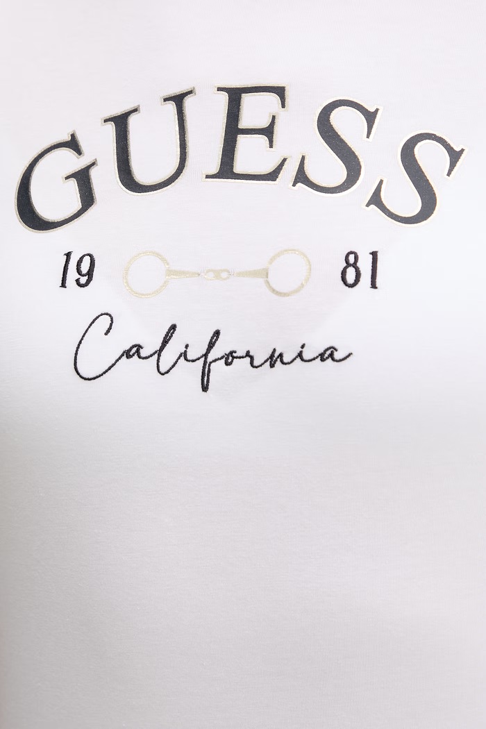 Guess tricou BEATRIZ V6RI02.J1314 alb