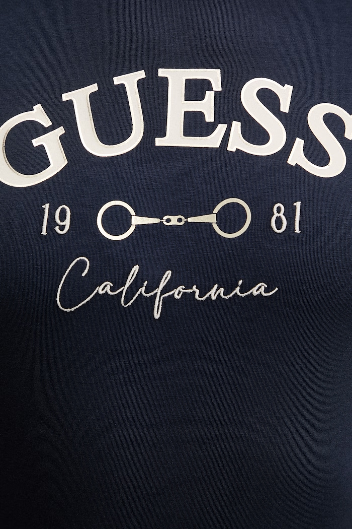 Guess tricou BEATRIZ V6RI02.J1314 bleumarin