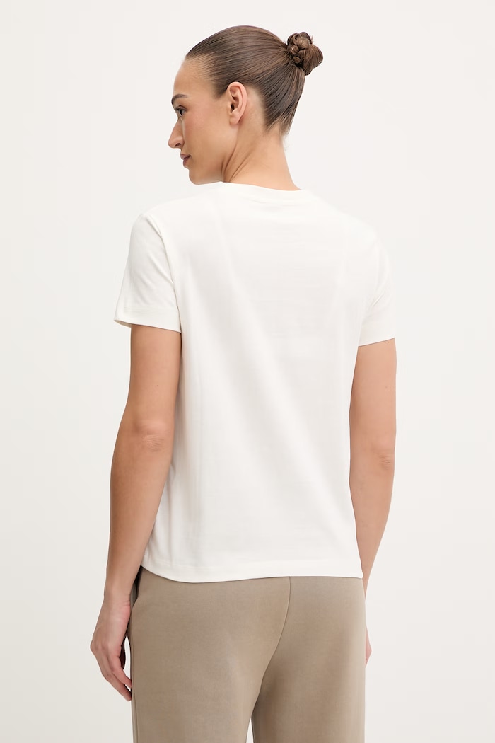 Guess tricou din bumbac ARTEMISIA V6RI05.I3Z14 bej SS26