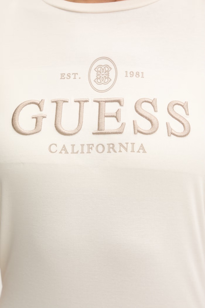 Тениска Guess ARABELLA V6RI06.KD741 бежов