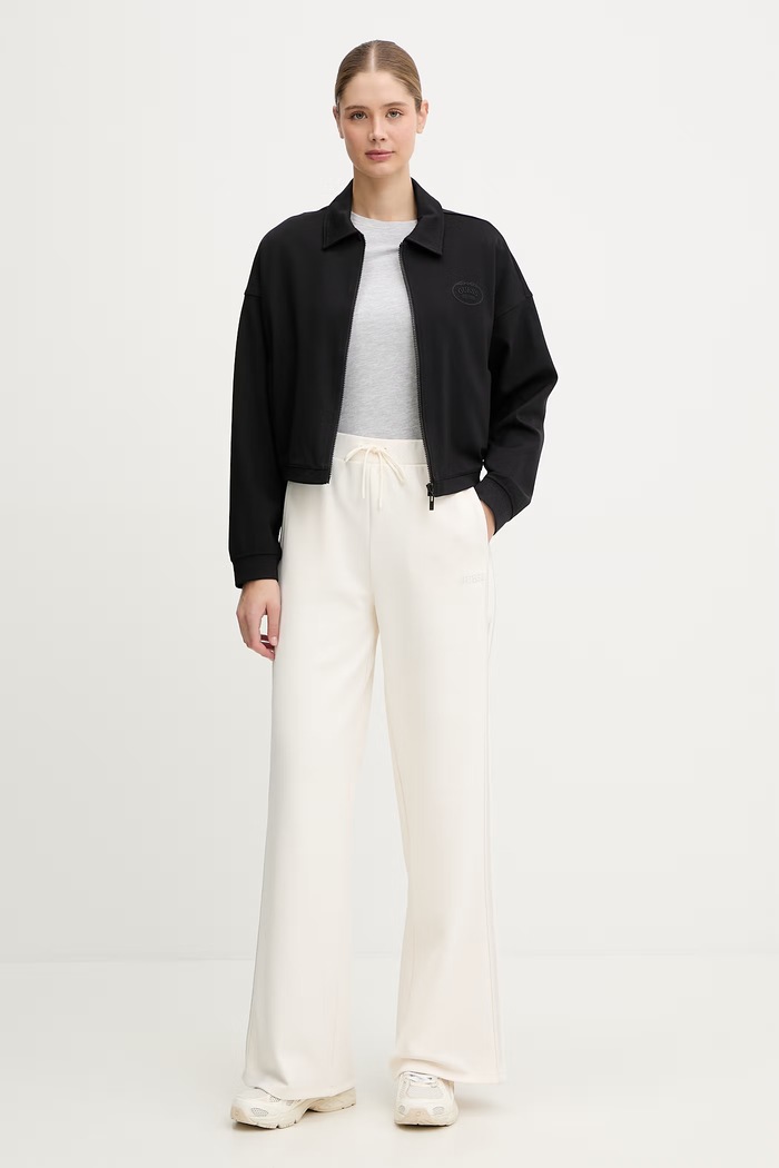 Guess tričko dámské s bavlnou TRACEY V6RI07.J1314 šedá SS26