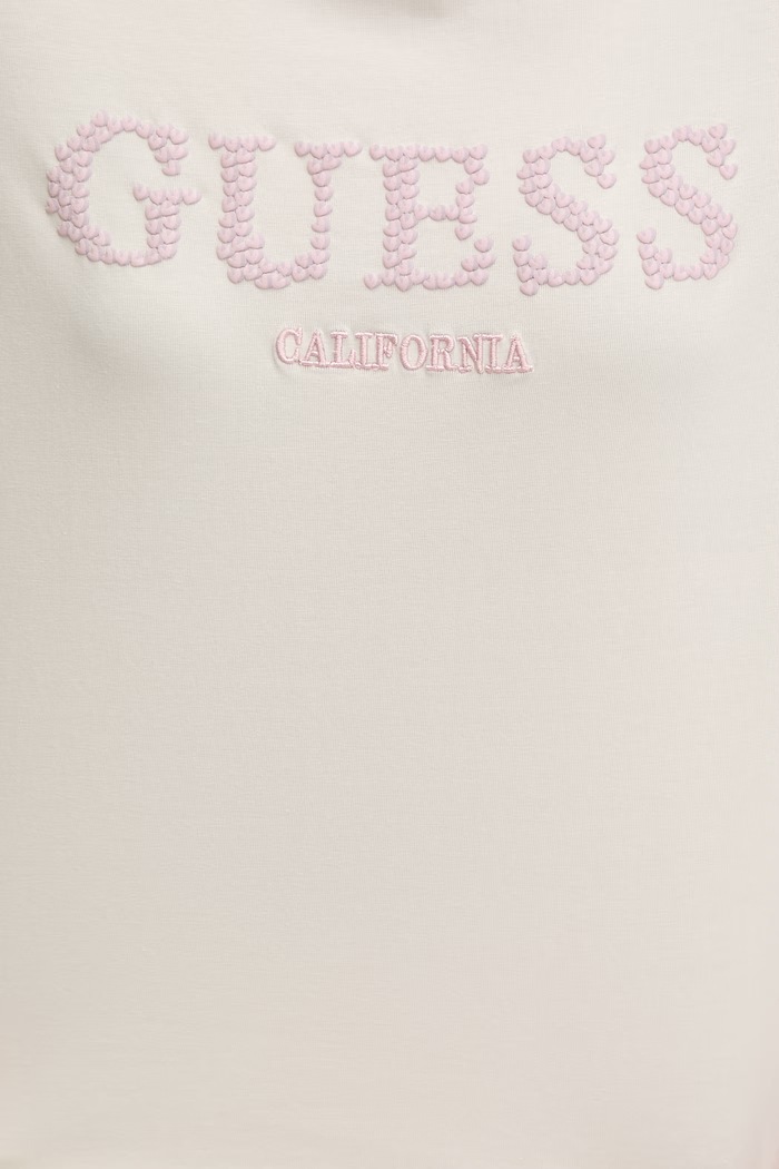 Μπλουζάκι Guess GIUDITTA V6RI11.J1314 μπεζ