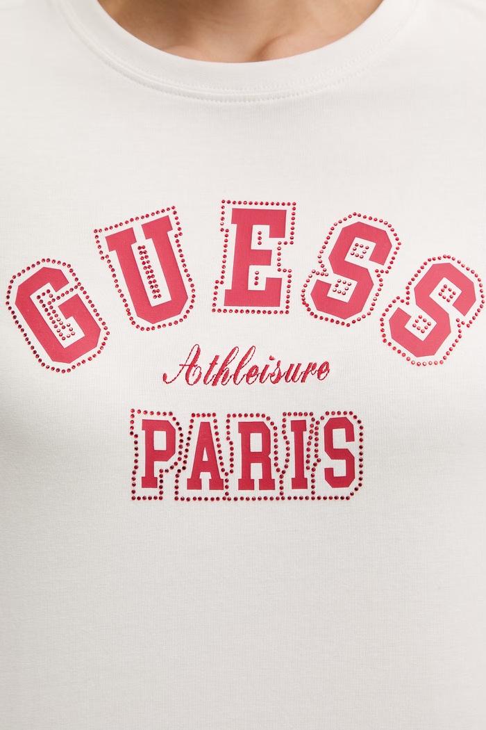 Μπλουζάκι Guess ANITA V6RI15.J1314 μπεζ