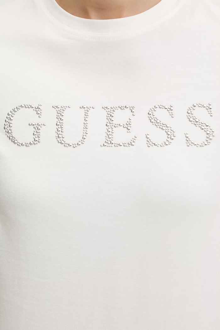 Guess din bumbac cu elastan OCTAVIA V6RI20.J1314 bej