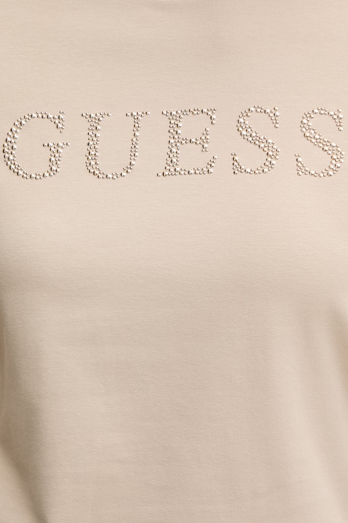 Guess din bumbac cu elastan OCTAVIA V6RI20.J1314 bej