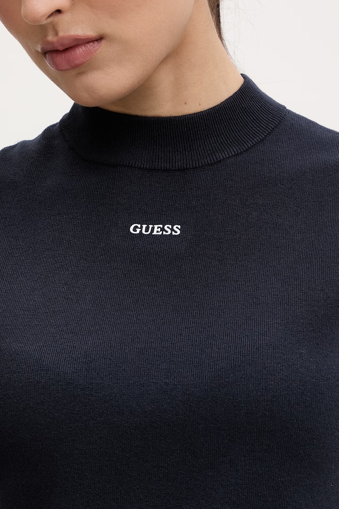 Guess топ дамски от вискоза LAURENE V6RP07.Z4642 тъмносин