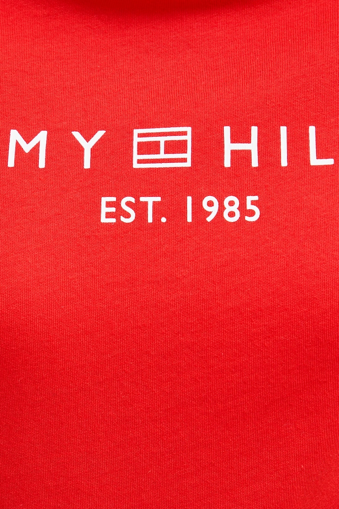 Tommy Hilfiger tricou pentru femei, din bumbac WW0WW40276. rosu