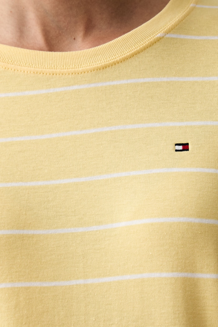 Tommy Hilfiger T-shirt damski bawełniany WW0WW40587. żółty