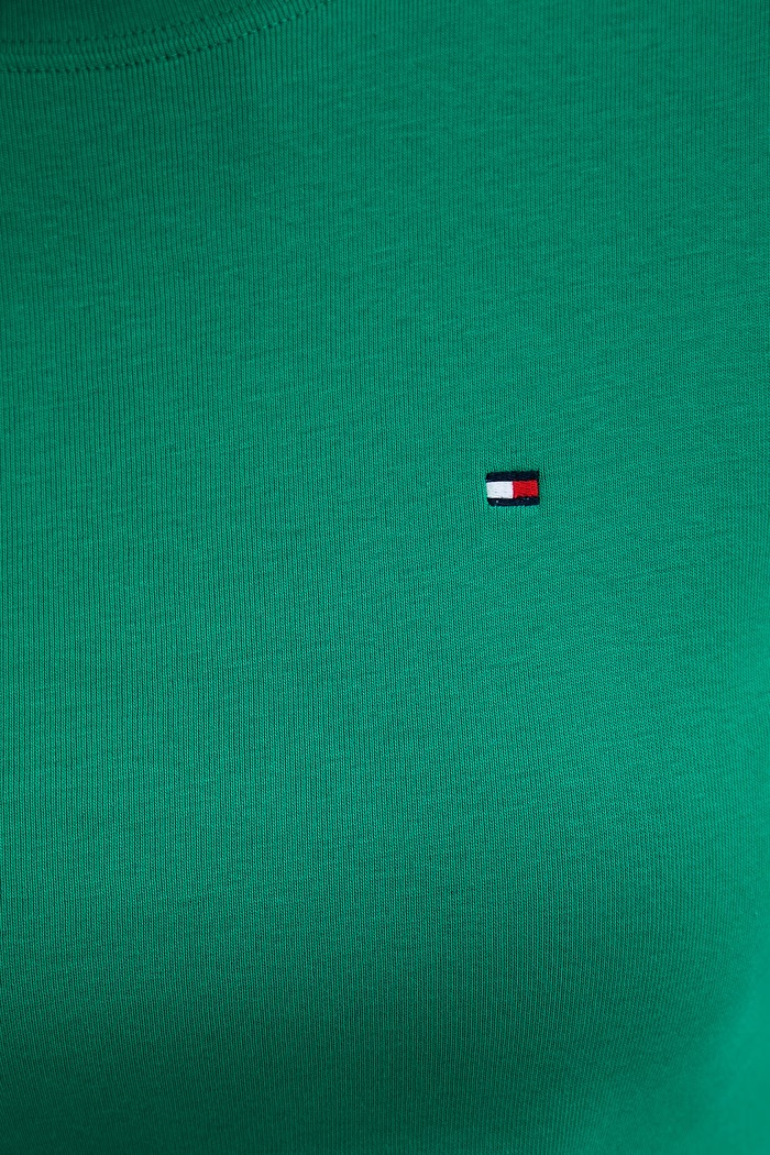 Tommy Hilfiger tričko dámske bavlnené WW0WW40587. zelená